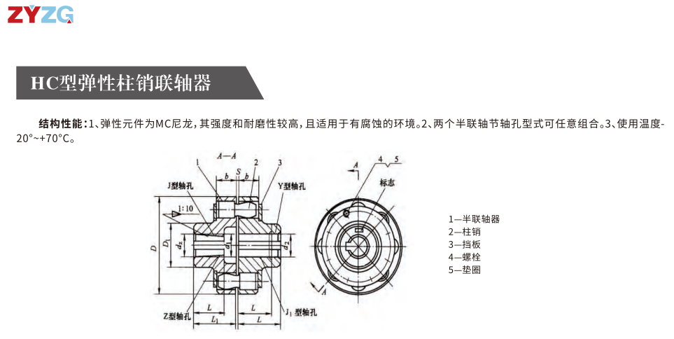HCL型帶製動輪彈性柱銷大香蕉在线播放